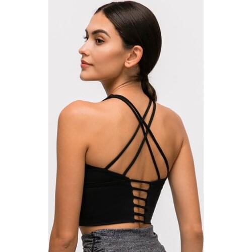 Women Cross Back Sports Bra High Impact Workout Bra Women Fitness Bra Yoga Bra Padded Push Up Bra