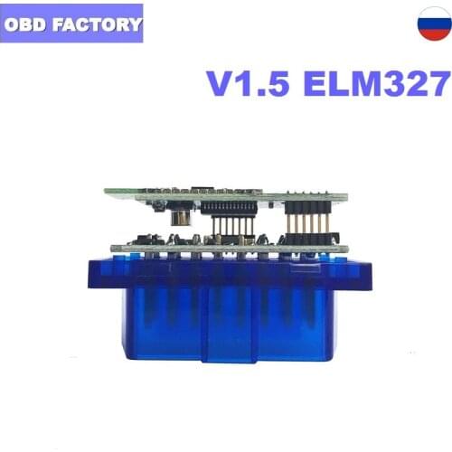 ELM327 1.5 PIC18F25K80 ELM 327 Bluetooth Adapter ELM327 V1.5 ELM 327 Code Reader Scanner for Android/PC Car Diagnostic Tool ELM