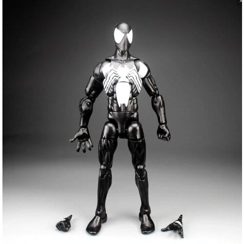 Marvel Legends Infinite Series Black SpiderMAN Spidey Symbiote 6" Loose Action Figure