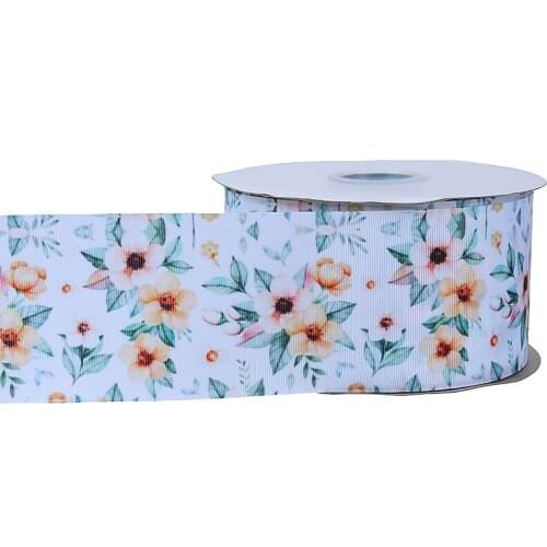 FLRA Ribbon FLRA RibbonMaking hair bows ribbons beautiful flower printed grosgrain ribbon