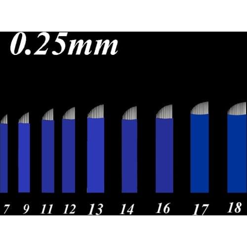 7/9/11/12/13/14/17/18 Flex Laminas Tebori Microblading Needles Permanent Makeup Eyebrow Tatoo Blade For Manual Tattoo Pen
