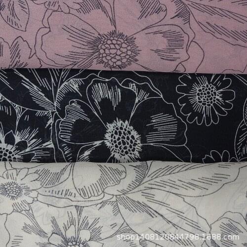 2019 Hot Selling 0 Pageant Oblique Printed Fabrics Dress Skirt Tops Fashion Fabric