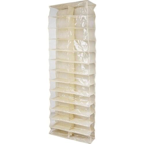 26 Pocket Shoe Organizer Door Hanging Shoes Storage Wall Bag Closet Holder Family Save Space Organizer Home Decoration Supplies