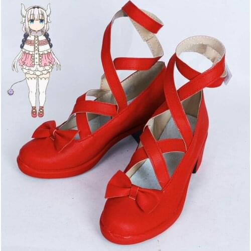 Kobayashi-san chi no maid dragon Kamui Kanna Cosplay Shoes Anime Boots