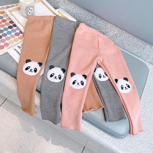 Girls Leggings 2020 Autumn Korean New Baby Girl Cartoon Casual Pants Toddler Thin Trousers for Girls Baby Clothes Leggings 3-8Y
