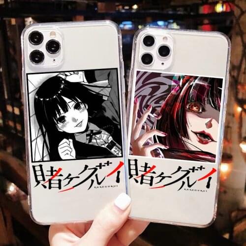 Fashion Anime TPU Soft transparent Silicone Phone Case for iPhone 12mini 12Pro Max Back Cover for ProMax 7 8 6S PLUS 5S SE2020