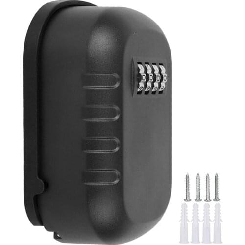 Wall-Mounted Security Password Storage Box Anti-Theft Organizer for Key ID Cards Hot