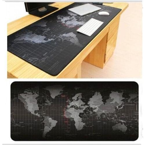 New super large 1000x500mm world map rubber mouse pad computer gaming tablet mouse pad with lock edge mouse pad mouse pad
