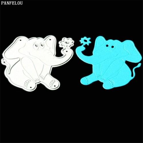 PANFELOU Elephant trunk metal craft paper die cutting dies for Scrapbooking/DIY Easter wedding Embossing mould cards