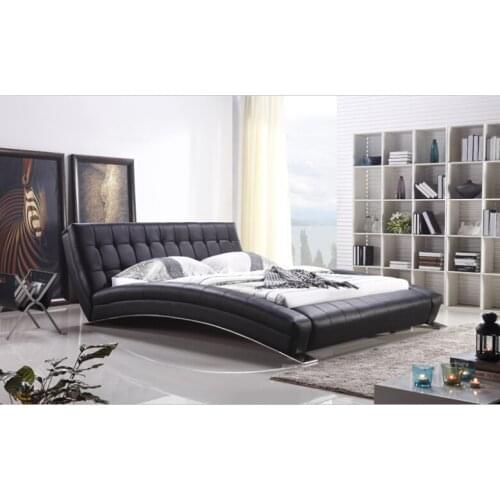 Modern bedroom furniture King bed furniture Bedroom furniture with long sheet stainless steel leg
