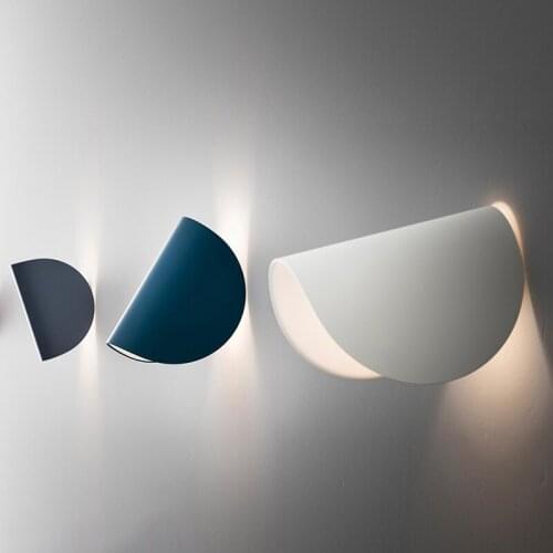 Modern LED Wall Lamp Nordic Rotating Wall Light creative personality bedroom bedside living room decor art wall sconce Fixtures