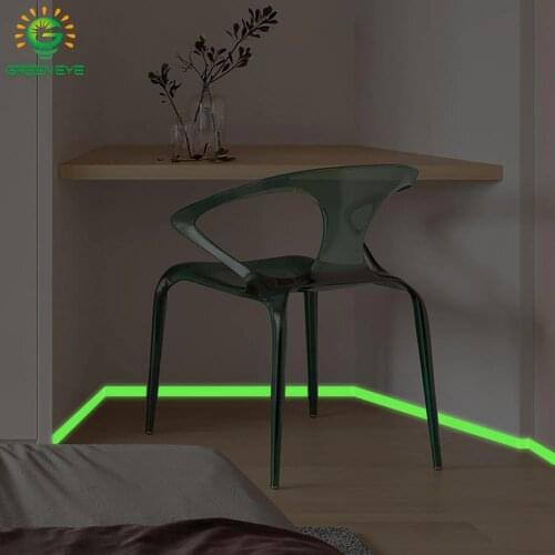 Luminous band baseboard Wall paper 1m 3m 5m living room bedroom Eco-friendly home decoration in the dark DIY Strip wall Stickers