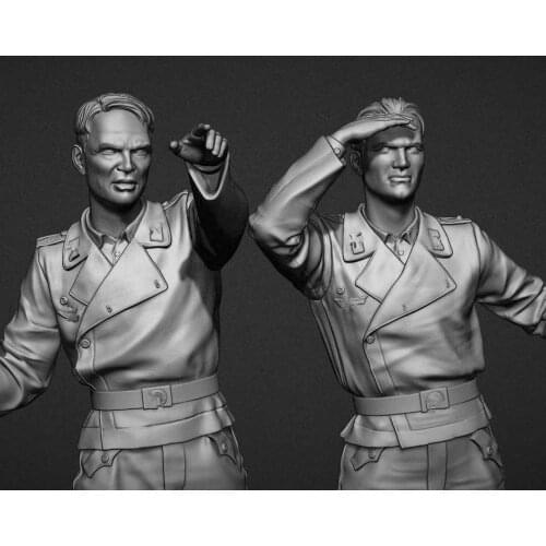 1/35 Resin Figure Model Kit Unassambled Unpainted//1096(2 figures)