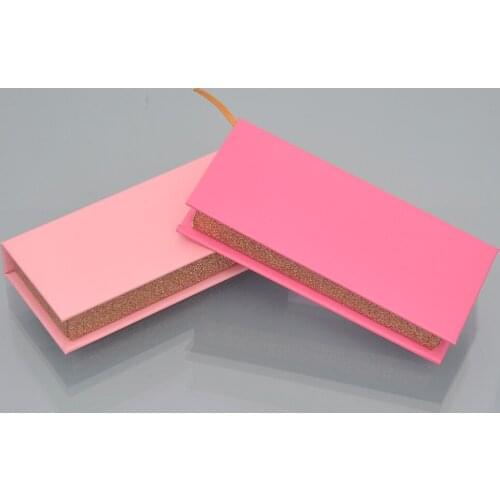 10pcs/pack Wholesale False Eyelash Packaging Box Lash Boxes Packaging Custom Logo Faux Mink Lashes Strip Pink Empty Case Vendors