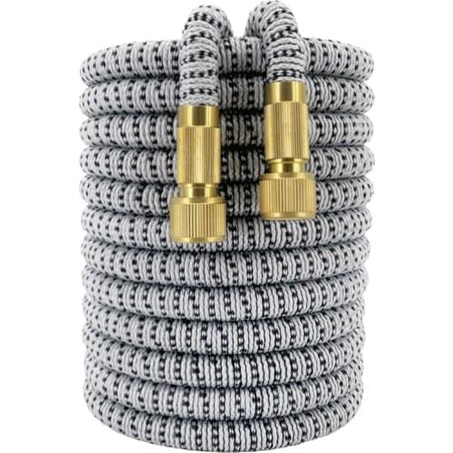 16ft-150ft Telescopic Hose Magic Rubber Hose Nozzle Water Pipe High Pressure Car Wash Hose Outdoor Vegetable Garden Watering