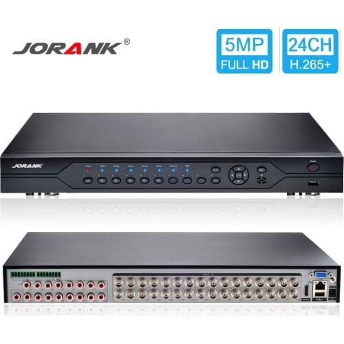 5MP CCTV Camera 5M-N Audio Hi3531A H.265+ 24CH 32CH Channel 6 in 1Coaxial Hybrid NVR CVI TVI AHD DVR Surveillance Video Recorder