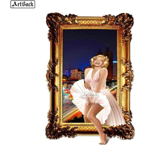 New 5d diamond painting pretty woman full square round drill diamond embroidery 3d mosaic artwork home decoration