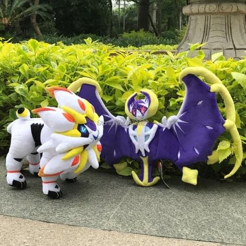 Alola Plush Toy Anime Game Solgaleo Lunala Evolution Comsog Ultra Sun Moon Stuffed Animal Cartoon Doll