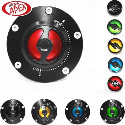 For Ducati 1199 PANIGALE/ S 2012-2018 Motorcycle Fuel Tank Cap Nimble Quick Lock CNC Aluminum Keyless Twist off Gas Cover