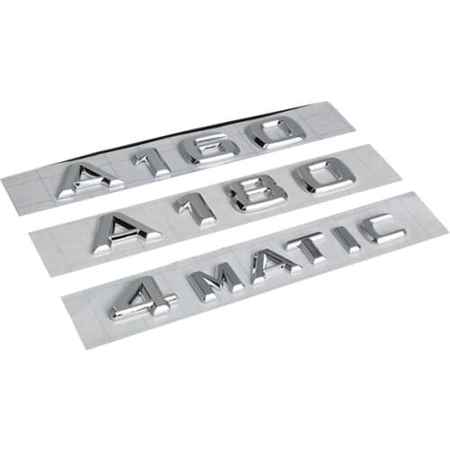 ABS Plastic Emblem Car Badge Sticker For A160 A180 A260 A200L A200 A45 A45 4MATIC