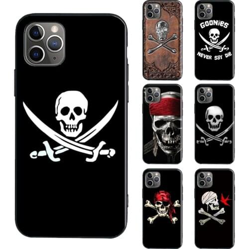 Pirate Skull TPU Case For iPhone 12 Pro Max mini X XR XS Max 6S 7 8 Plus SE 2020 11 Pro Max Cover