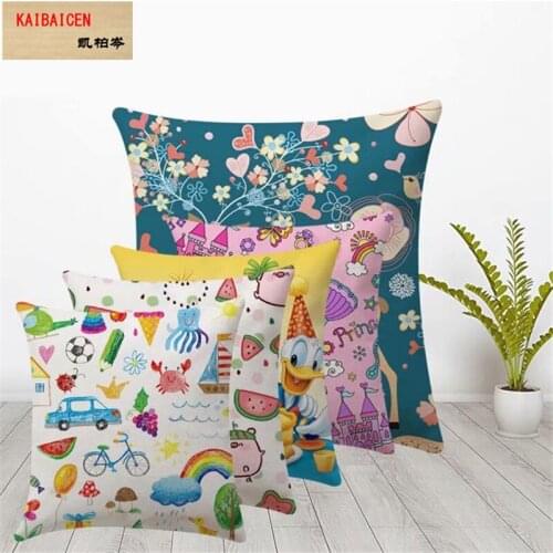 DHL 150pcs/lot 16*16inch Blank Sublimation linen pillowcase For Sublimation INK Print DIY Gifts Heat Press Transfer 42*42CM