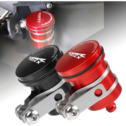 For HONDA CBR 1100XX 1997-2007 Universal Motorcycle Rear Brake Fluid Reservoir Clutch Tank Oil Fluid Cup Cover 2006 05 CBR1100XX