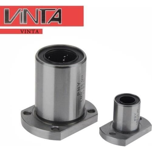 Double Trimmed Flange linear bearing 1pcs/lot LMH6 8 10 12 13 16 20 25 30 35 40 50 UU Linear bearings Shaft Ball rolamentos CNC