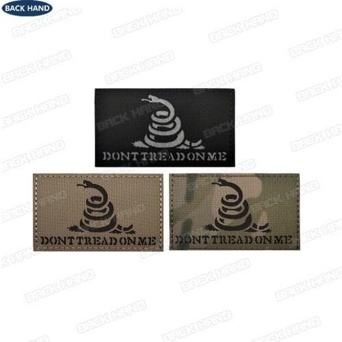 IR Funny Parody Meme Snake Dont Tread On Me No Step on Snek Patches military badge