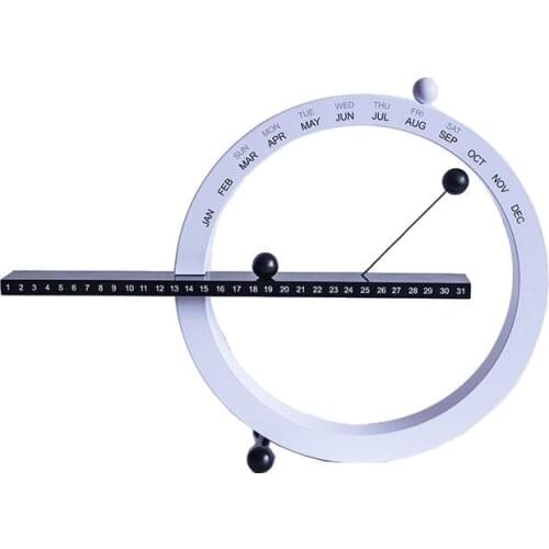 2021 Nordic Creative Time Perpetual Table Calendar Manual Desk Ornaments Calendario Background Home Decoration Birthday Gift