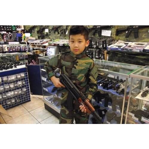 Outdoor Airsoft Camouflage Kids Suit Military Tactical Uniforms Clothing Sets Boy Fitted Camouflage Army Children Sport Set