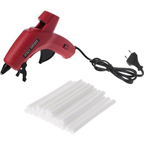 25pcs Hot Melt Glue Stick High Viscosity White 7mm For DIY Craft Toy Repair Tool