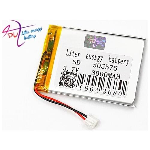 XHR-2P 2.54 505575 mobile power in 3000mAh 515573 3.7V lithium polymer battery with protection board