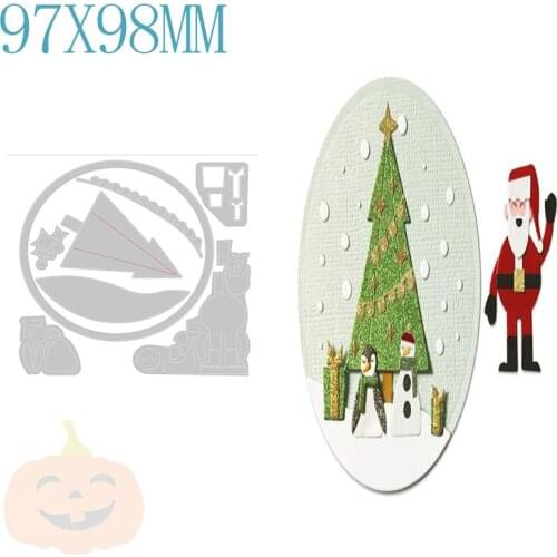 Christmas Tree Metal Cutting Dies For DIY Making Scrapbooking Greeting Card Paper No Stamps New Cutting Dies Arrival 2021