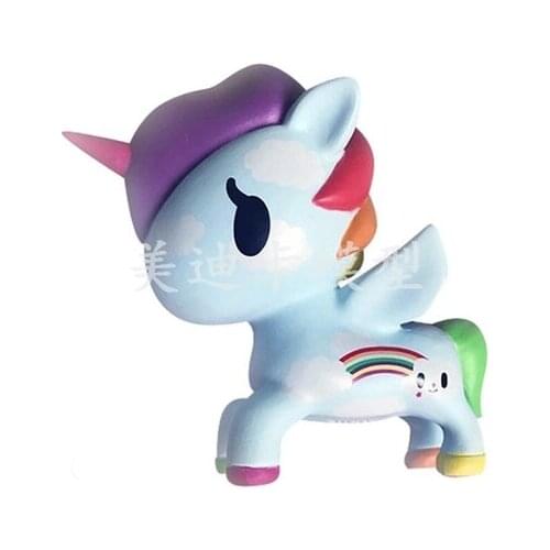 Cute naughty rainbow Star unicorn Anatomy cartoon ornaments free shipping