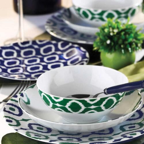 Zeugma 9133 Decor 24 Piece Dinnerware modern design plates serving bowl set tableware presentation banquet team