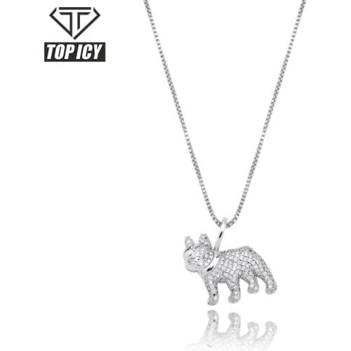 Widely Used Superior Quality 925 Silver Gold Plated Necklace With Lovely Dog Shaped Pendant Jewelry 2021