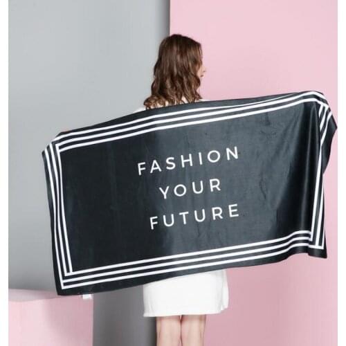 INS CHIC Hot Knitted Bath Towel Microfiber Victoria Women Pink Beach Towel Drying Washcloth Pool Shower for Lady 70/140cm