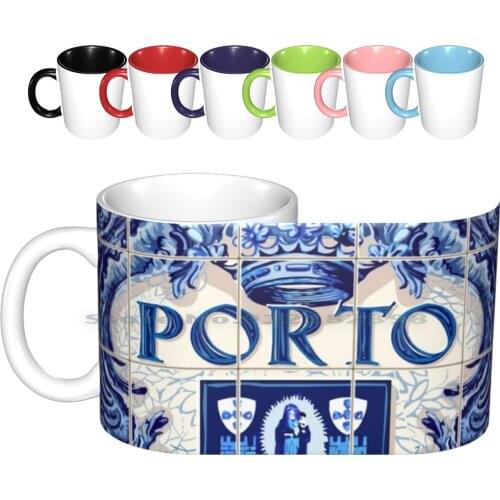 Portugal Porto Azulejo Azulejos Lapis Ceramic Mugs Coffee Cups Milk Tea Mug Portugal Porto Azulejo Azulejos Lapis Ceramic Tiles