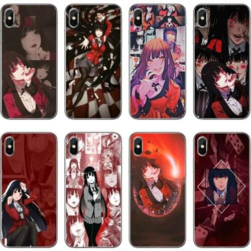 Yandere yumeko kakegurui Transparent Phone Case For iPhone 12 11 Pro Max Mini XS Max XR X 8 7 Plus 6 6S Plus 5 5S SE 2020