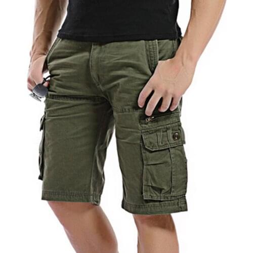 Cargo Shorts Men Cool Camouflage Summer Hot Sale Cotton Casual Men Short Pants Brand Clothing Comfortable Camo Men Cargo Shorts
