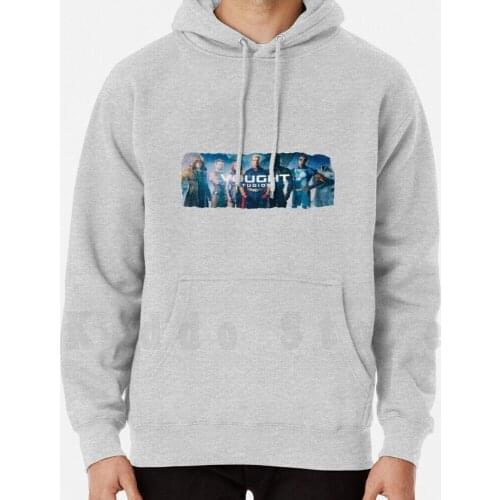 The Boys-Vought Studios Hoodies Long Sleeve The Deep Homelander Queen Maeve Starlight A Train Translucid Dark