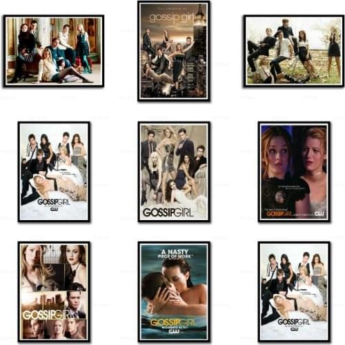 Gossip Girl Posters American Tv Show Movie Picture Prints Home Decoration Canvas Painting Living Room Bedroom Bar Decor