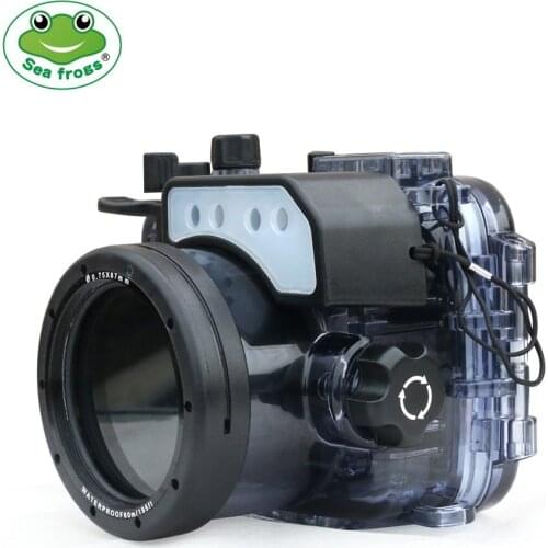 Seafrogs 60m/195ft Underwater Camera Waterproof Housing Case For Sony RX100/RX100 II/RX100 III/RX100 IV/RX100 V