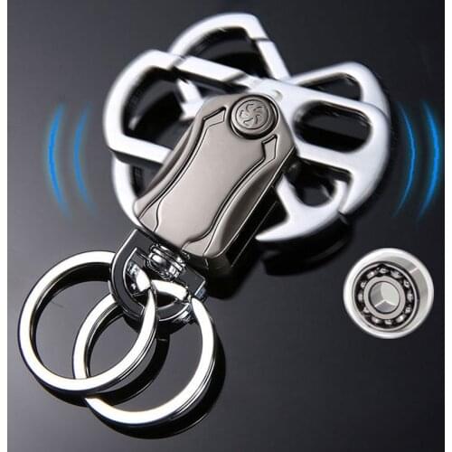 Rotating keychain multifunctional metal bottle opener key storage finger gyroscope key ring aluminum alloy keychain 1pcs