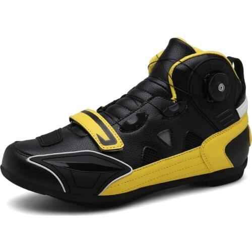 High Quality Mens Outdoor Cycling Shoes BOA Fast Lacing System Womens Non-slip Mountain Bicycle Boots Breathable Trekking Shoe