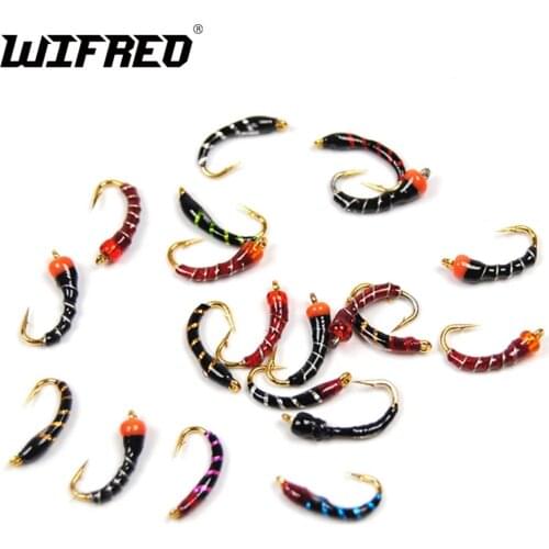 Wifreo #16 Buzzer Fly Gold Hook Nymphs for Fly Fishing Nymphing Nymph Rigs Making Customized
