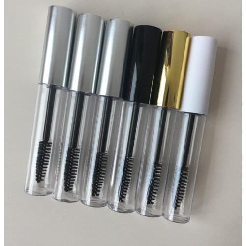 10ML Empty Plastic Mascara Tube With Plug & Cap Cosmetic Container DIY Refillable Bottles F1833
