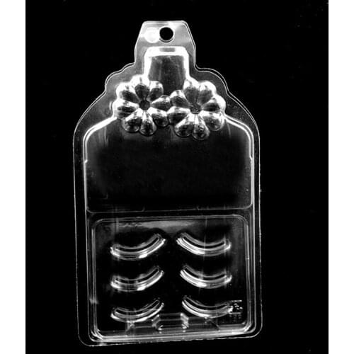 10pcs/lot 3 Pairs Eyelash Storage Case Packing Box for Magnetic Eyelash Box Transparent Lid Clear Tray Makeup Tools