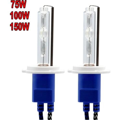 2 pcs H1 H3 H7 H8 H11 H27 9005 9006 880 12V 75W 100W 150W HID Xenon bulb Auto Car Headlight Replacement lamp 4300K 6000K 8000K